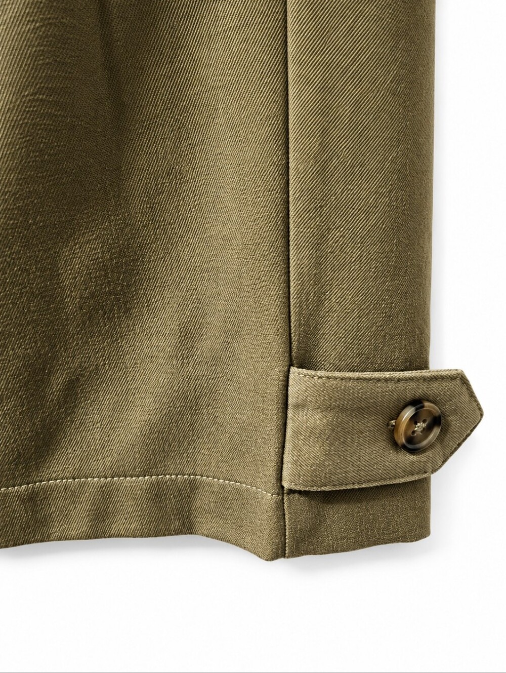 And Now This Women's Plus Size 2X Tan Wide Leg Cargo Pants Pleated Utility - Picture 10 of 15